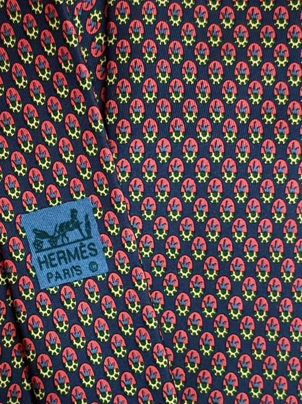 HERMÈS silk tie - Picture 3 of 7